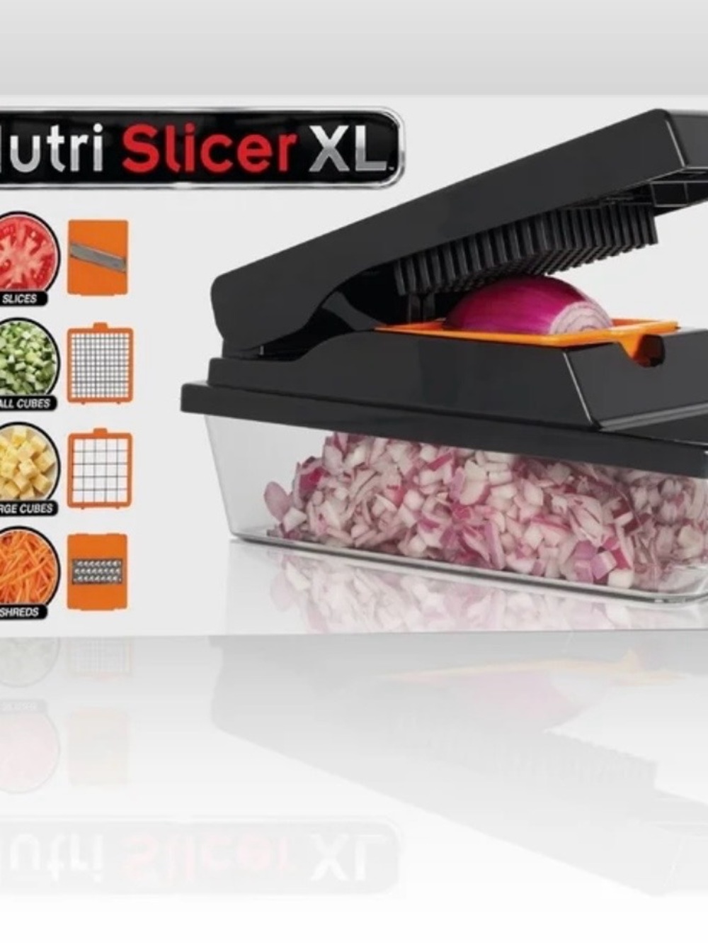 Black and Orange Vegetable Chopper